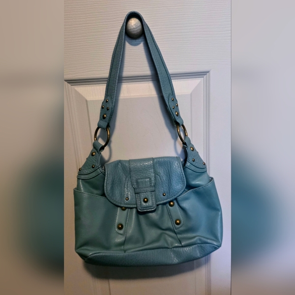Handbags - Blue Casual Shoulder Bag